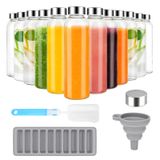 Garrafas De Água De Vidro Zukro 540ml Com Tampa De Aço Inoxidável X12