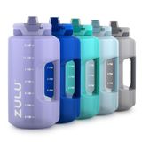 Garrafa De Água Zulu Goals Gallon 3,8 L Com Marcador De Tempo E Alça