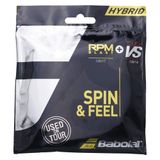 Corda De Tênis Babolat Rpm 17g + Vs Touch 16g Preta