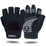 Luvas De Levantamento De Peso Atercel Full Palm Protection Pretas