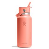 Garrafa De Água Hydro Flask 950ml Wide Mouth Flex Straw Cap