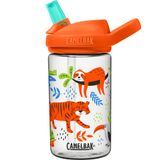 Garrafa De Água Camelbak Eddy+ Kids 400 Ml Com Tampa De Palha À Prova De Vazamentos