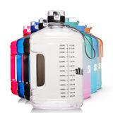 Garrafa De Água Sluxke De 1 Galão/3,78 L Com Marcador De Tempo Sem Bpa