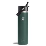 Garrafa De Água Hydro Flask Wide Flex Straw Cap 700ml