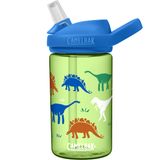 Garrafa De Água Camelbak Eddy+ Kids 400 Ml Com Straw Top Dinorama