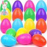 Ovos De Páscoa Jumbo Newbea 18 Unidades De Plástico Preenchíveis De 15 Cm