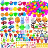 Ovos De Páscoa Pré-cheios Goaus 240 Unidades Com 120 Brinquedos Para Crianças