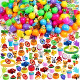 Ovos De Páscoa Pré-preenchidos Joyin, 200 Unidades Com Brinquedos Variados E Adesivos