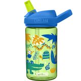 Garrafa De Água Camelbak Eddy+ Kids 400 Ml Com Tampa De Palha À Prova De Vazamentos
