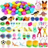 Ovos De Páscoa Pré-recheados Sizonjoy, 50 Unidades Com Brinquedos Para Crianças