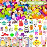 Ovos De Páscoa Pré-cheios Sqzuwit 200 Unidades Com Brinquedos E Adesivos