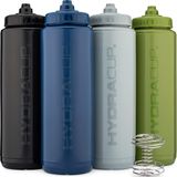Garrafa De Água Hydra Cup Sport Squeeze 946ml, Pacote Com 4 Unidades Com Liquidificador