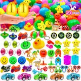 [ovos De Páscoa] Pacote De 50 Pré-preenchidos Com Brinquedos Variados Para Crianças