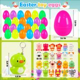 Ovos De Páscoa Bamamon, 24 Peças Com Brinquedos Animal Squishy, Presente Para Crianças