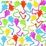 Lembrancinhas De Festa Thremhoo 200 Unidades Glitter Sticky Hands Kids