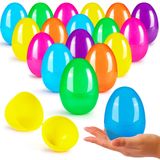 Ovos De Páscoa Joyin De 8 Cm De Plástico Preenchível Colorido 72 Unidades