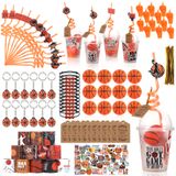 Lembrancinhas De Festa De Basquete Liyiq 158 Unidades Com Copo Straw Stress Ball