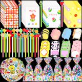 Pacotes De Presentes De Aniversário De Papelaria Para Lembrancinhas De Aniversário De Memmela, Pacote Com 24