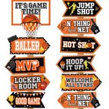 Decoração De Letreiro De Festa De Basquete De 20 Peças Para Crianças E Adolescentes
