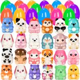 Ovos De Páscoa Cheios De Brinquedos Macios, Pacote Com 24 Unidades Para Meninos E Meninas