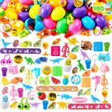 Ovos De Páscoa Pré-recheados Joyin 160 Unidades Com Brinquedos Variados