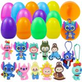 Ovos De Páscoa Pré-preenchidos Istooll Com Personagens De Desenhos Animados, 12 Unidades