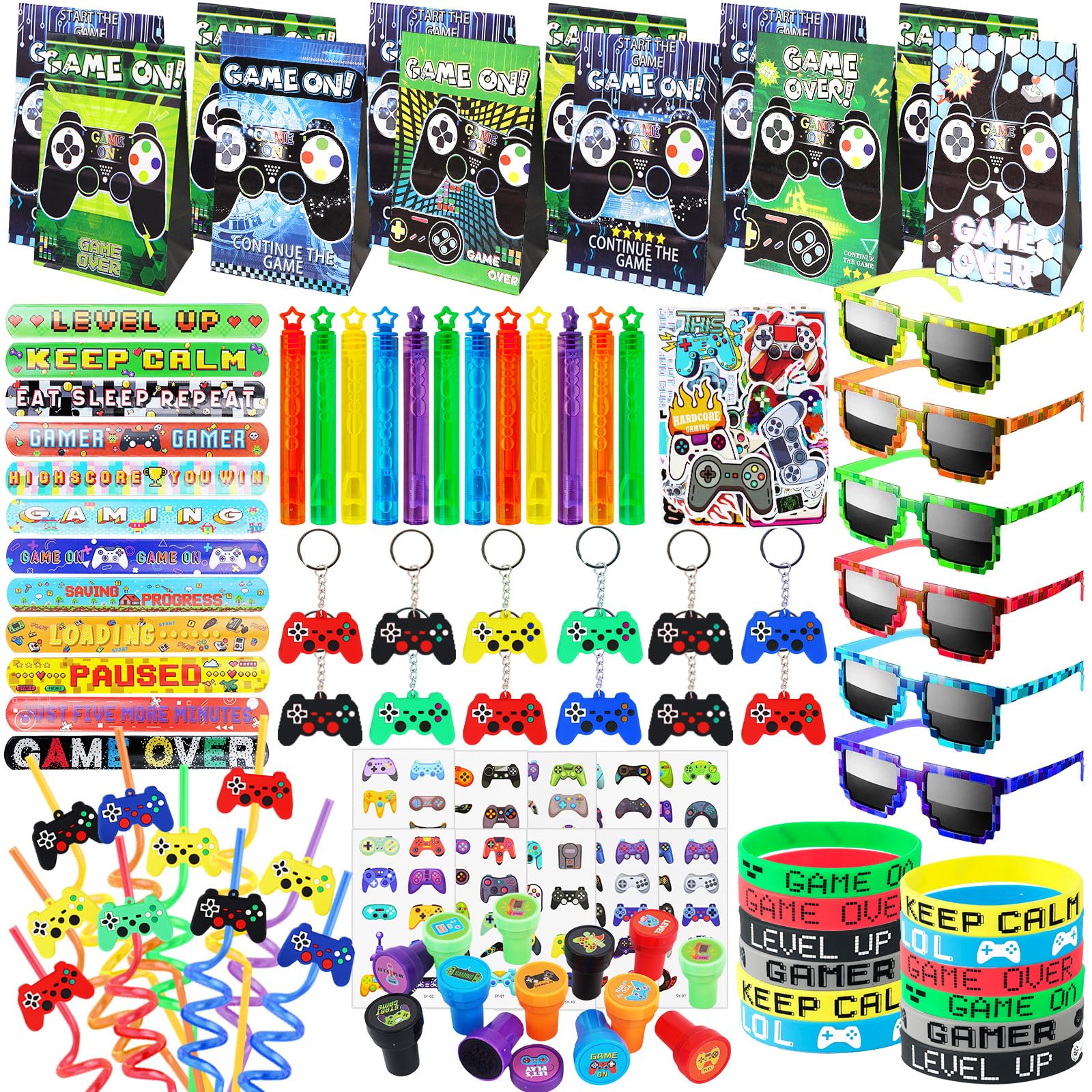 Conjunto De Lembrancinhas De Festa We1stdsee, 156 Unidades De Videogame, Aniversário Para Crianças