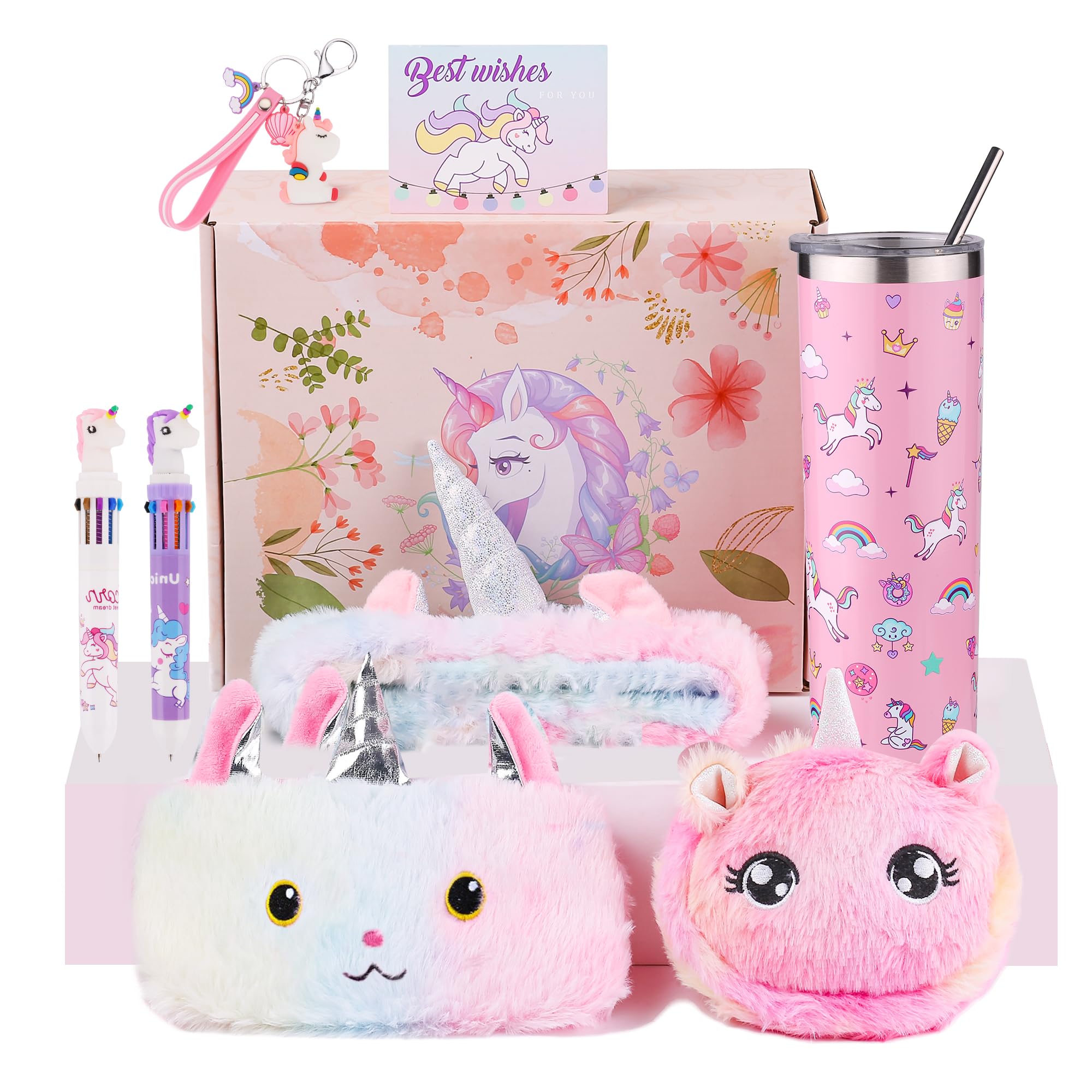 Conjunto De Presente Haclury Unicorn Para Meninas Com Copo/bolsa Tiracolo