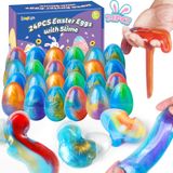 Ovos De Páscoa Letapapa Pré-preenchidos Com Galaxy Slime, 24 Unidades