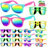 Óculos De Sol Infantis Giftinbox, Pacote Com 16, Neon, Para Lembrancinhas De Festa De 3 A 8 Anos