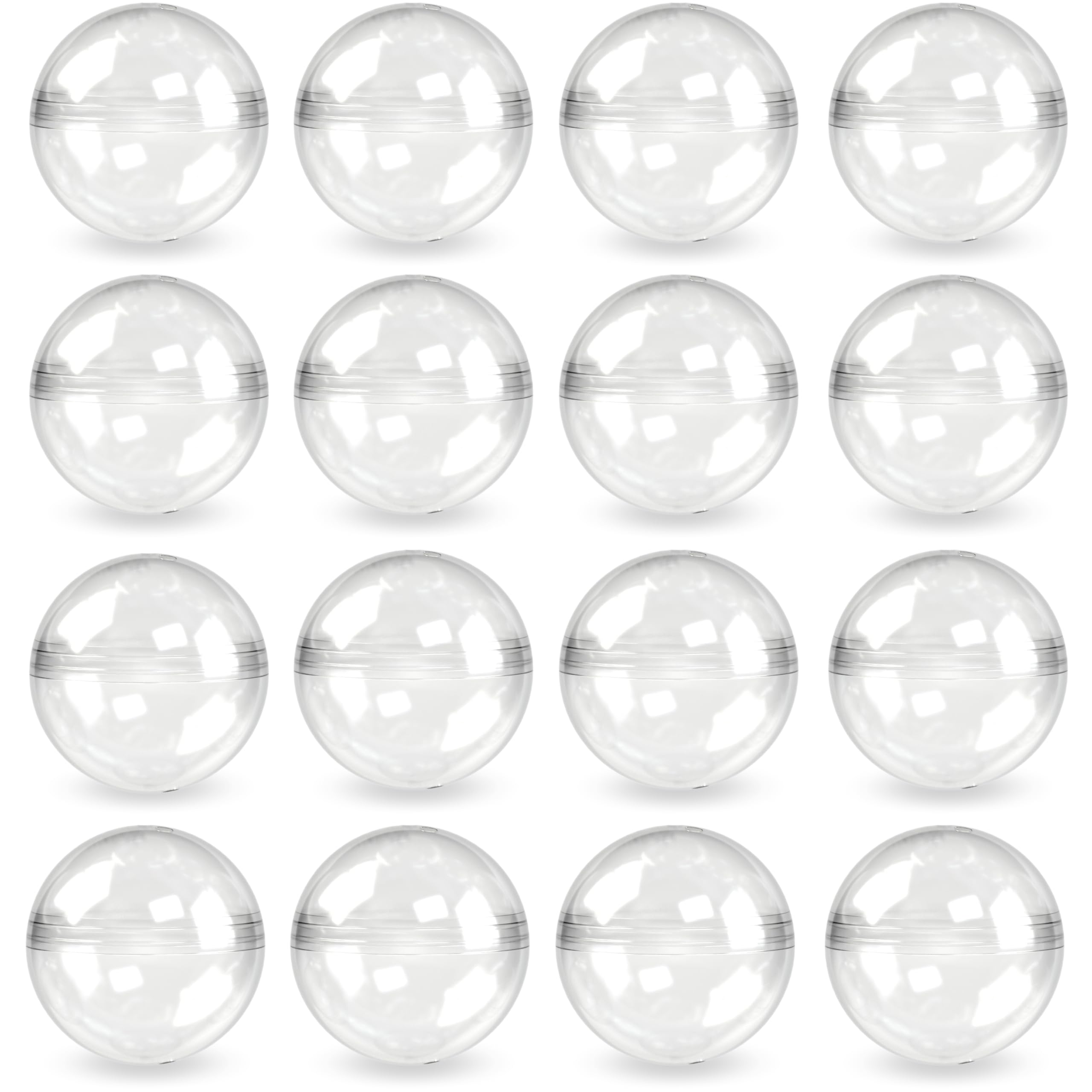 Cápsulas A Granel Entervending De 1,1 Polegada Para Máquinas De Chicletes, 50 Unidades