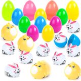 Ovos Cheios De Brinquedos Lovestown Com Carros Pull Back Rabbit &amp; Chicken