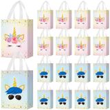 Bolsas De Lembrancinhas Locmeo Unicorn Reutilizáveis Não Tecidas X24