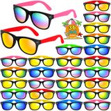 Óculos De Sol Ginmic Kids Neon Party Favors Uv400 Protection