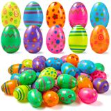 Ovos De Plástico Joyin 36 Unidades, 6 Cm, Preenchíveis Com Impressão De 2,3 Polegadas