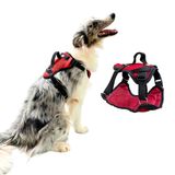 Peitoral Safari Com Guia Para Cachorro - Vermelho - G