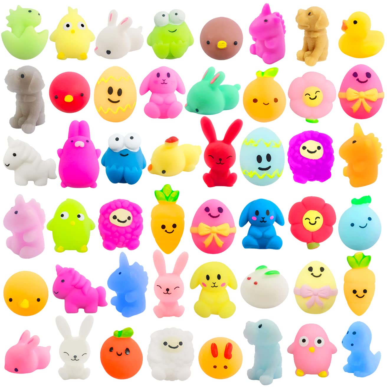 Tema De Páscoa Mochi Squishy Toys X48 Para Lembrancinhas Infantis