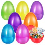 Ovos De Páscoa Shemira, 8 Peças, Plástico Jumbo De 25 Cm, Preenchíveis