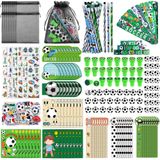 Conjunto De Lembrancinhas Aneco Soccer 340 Peças Com Lápis Mini Card