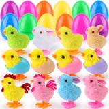 Ovos De Páscoa Gigantescos Cheios De Brinquedos Wind Up Chicks Bunny Plush