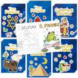 Livro De Colorir X1zuue Passover Ten Plagues Kids 24 Unidades