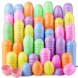 Ovos De Páscoa De Plástico Joyin 25 Unidades Em Cores Pastel 5,8 Cm