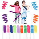 Pacote De 20 Peças Ribbon Dancing Wands Dervea Para Aniversário De Meninas