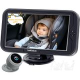 Câmera De Carro De Bebê Leekooluu 1080p Hd Crystal Night Vision