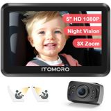 Câmera Car Baby Itomoro 5" 1080p 3x Zoom Com Visão Noturna