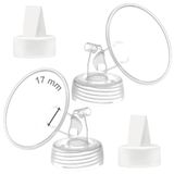 Acessórios Para Extrator De Leite Maymom Flange De 17 Mm Com Válvula De Bico De Pato