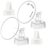 Acessórios Para Bomba De Mama Maymom Flange De 18 Mm Com Válvula De Bico De Pato