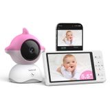 Monitor De Vídeo Para Bebês Wuuk Com Resolução 2k De 5,5" Com Aplicativo E Sensor