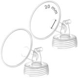 Peça De Bomba Maymom Wide Neck Para Bombas Spectra S1/s2 De 20 Mm