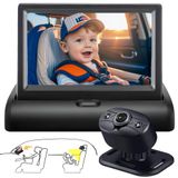 Câmera De Carro De Bebê Yimu Banco Traseiro Infantil Voltado Para Trás Hd 720p